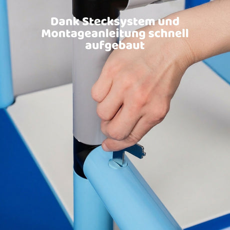 Klettergerüst für Kinder mit Rutsche Kletterturm Spielturm Spielplatz