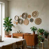 11-tlg. Set Boho-Wandteller Wanddeko Dekoelement Wandschmuck Boho-Stil