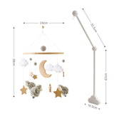Mobile mit Halterung Schafe Babymobile mit Mobilearm