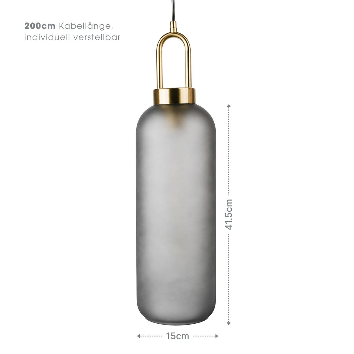 2er-Set Milchglas-Pendelleuchte Hängelampe Deckenleuchte Pendellampe