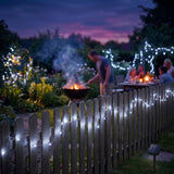 LED-Solar-Gartenbeleuchtung 32m Outdoor-Leuchtgirlande Dekoleuchte