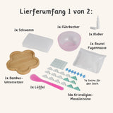 2er-Set DIY-Mosaik-Untersetzer Saturn Stern Untersetzer-Bastelset