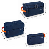 3-tlg. Necessaire-Set Kosmetiktasche Kulturbeutel Toilettentasche