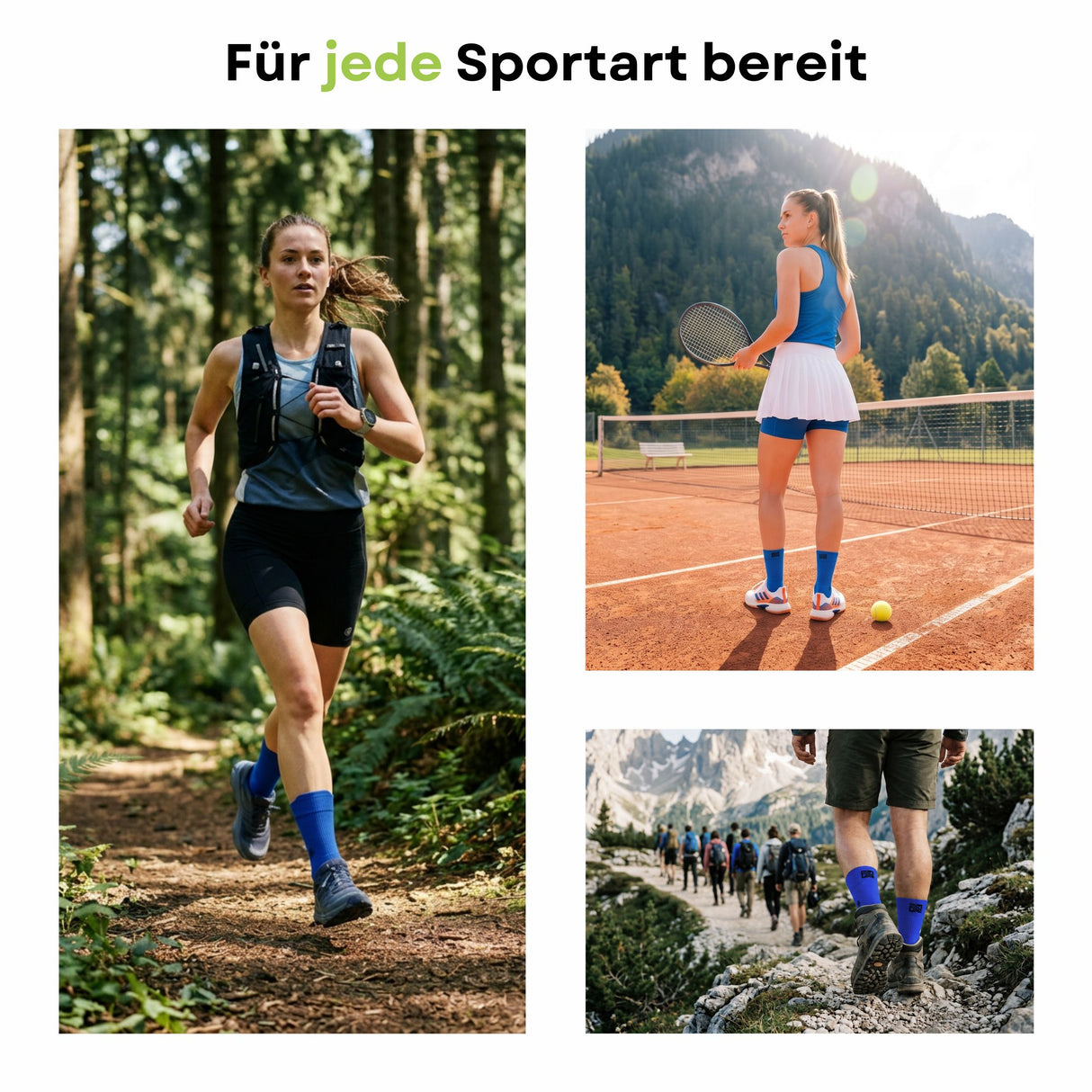 Fussballsocken Gr. 36-41 Sportstrümpfe GripSoxx NX Blau