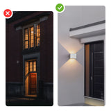 LED-Fassadenleuchte Wandleuchte Wandstrahler Wandlampe Up-Down-Wandleuchte