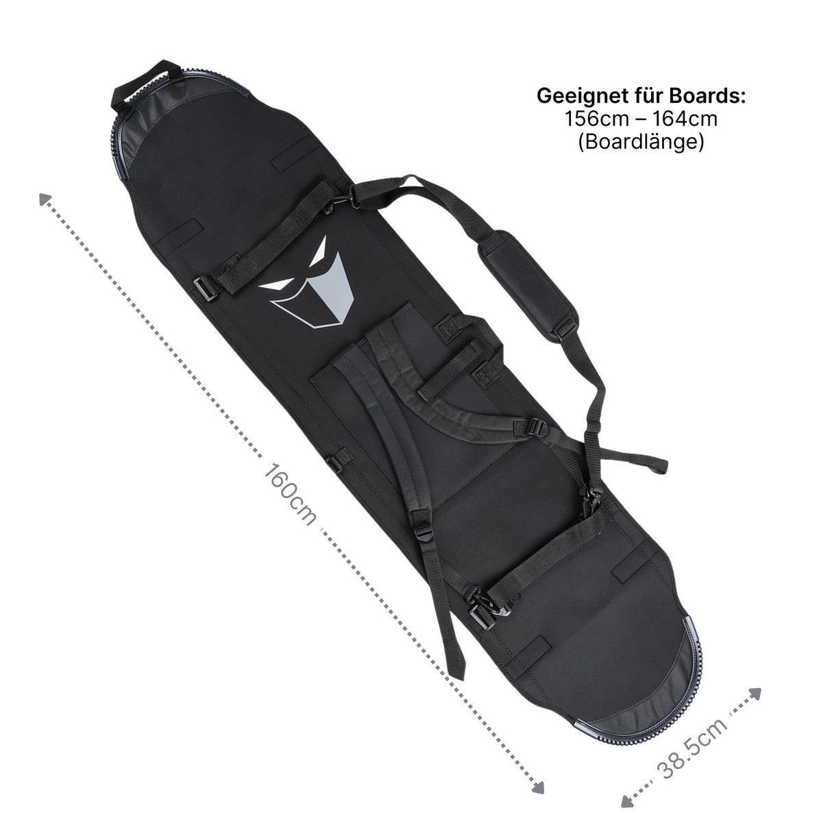 Snowboard-Rucksack 160cm Tragehilfe Tragetasche Transporttasche