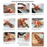 Fitness-Balanceboard mit Slackline Fitnessbrett Balancebrett