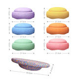 Trittsteine Motorikspielzeug Balanciersteine Flusssteine Balancespiel