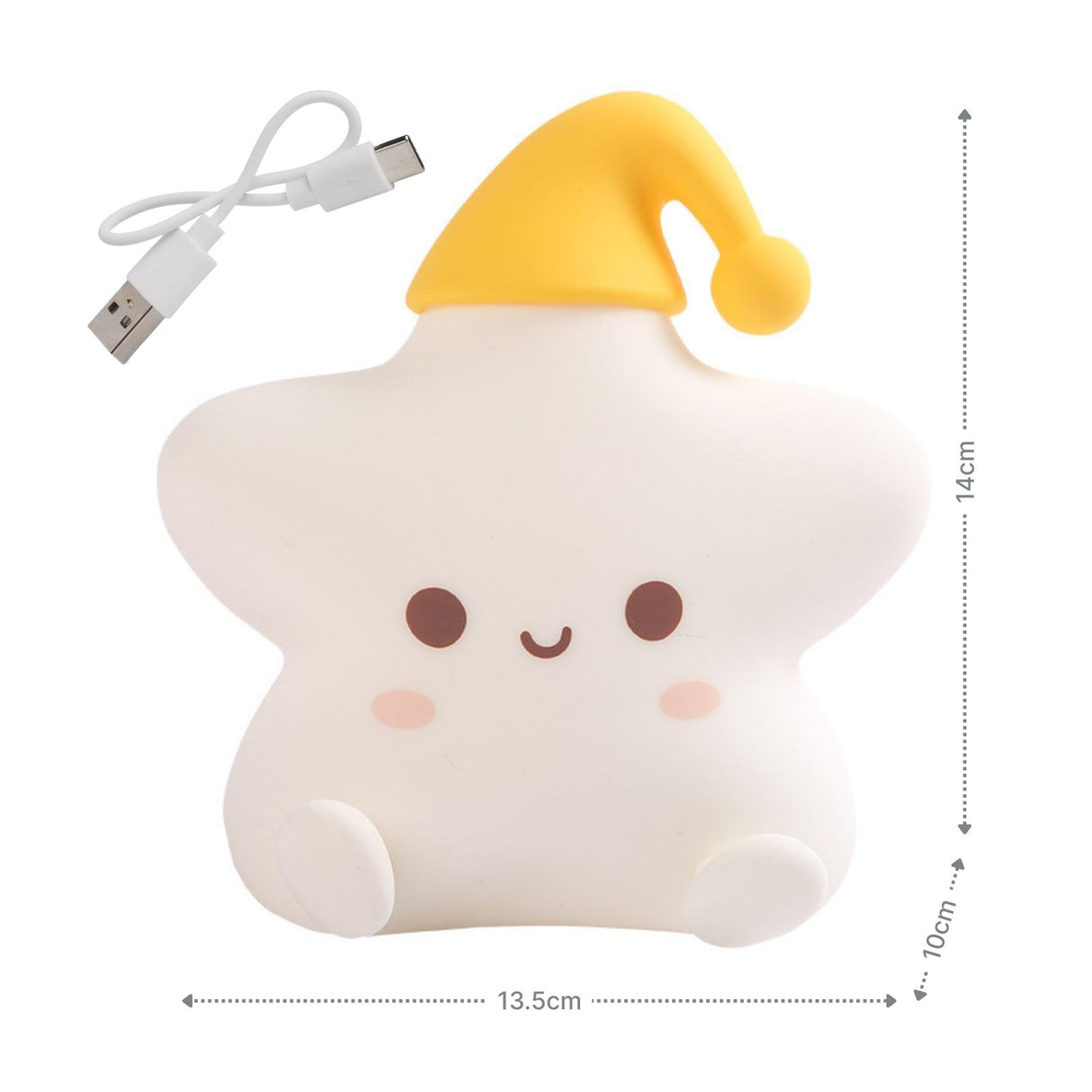 LED-Stern-Nachtlicht Kinder-Nachttischlampe Tischleuchte Schlaflicht