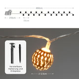 Marokkanische LED Solar Lichterkette 4.8m Orientalische Deko