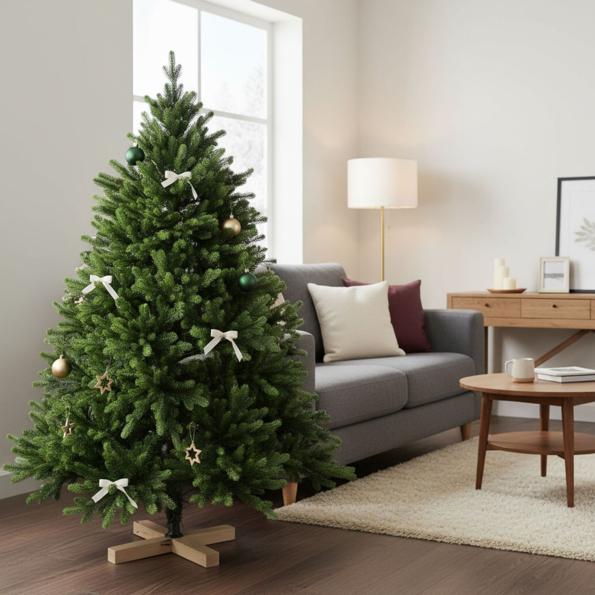 Weihnachtsbaum 180cm Kunsttanne Christbaum Tannenbaum Tanne Xmas-Baum