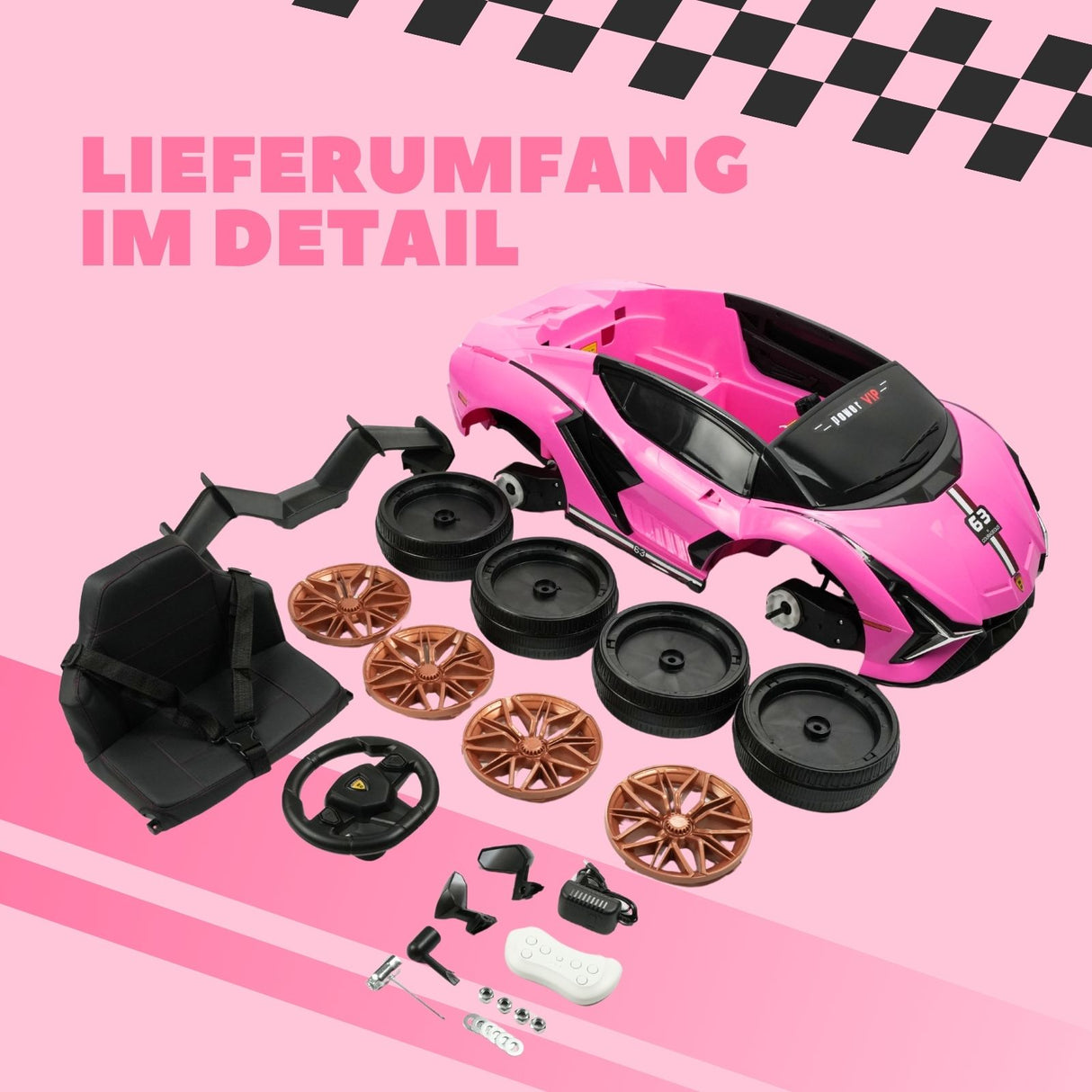 Elektroauto für Kinder Kinderauto Spielzeug Sportwagen Elektrofahrzeug