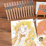 24-tlg. Set Acrylmarker Hautfarben Pinselstifte Acryl Brush Marker