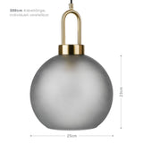 Milchglas-Deckenleuchte Deckenlampe Hängelampe Pendelleuchte Lampe