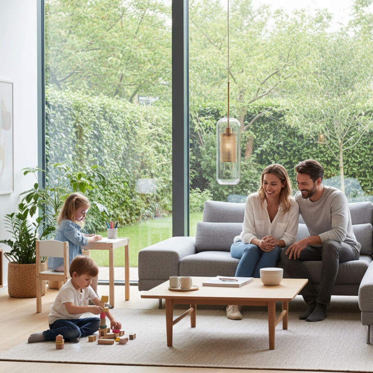 Glas-Deckenleuchte Hängelampe Pendelleuchte Deckenlampe Hängeleuchte