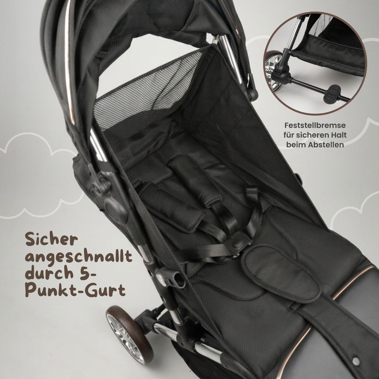 Kinderwagen Kinderbuggy Babywagen Stroller Klappbuggy Reisebuggy