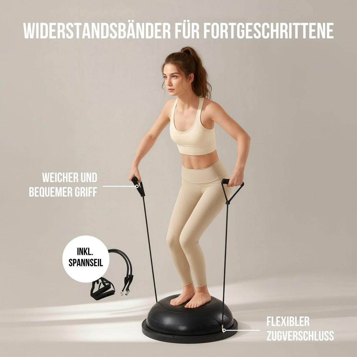 Balanceball Gleichgewichtsball Gymnastikball-Halbkugel Balancetrainer