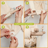Babyschaukel Indoor Kleinkindschaukel Schaukelsitz mit Polsterung