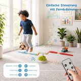 3in1 Geschicklichkeitsspiel für Kinder Ringwurf Hüpfspiel Raketenstart