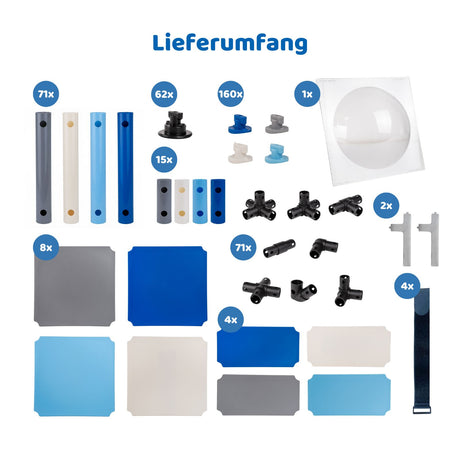 Klettergerüst für Kinder mit Rutsche Kletterturm Spielturm Spielplatz
