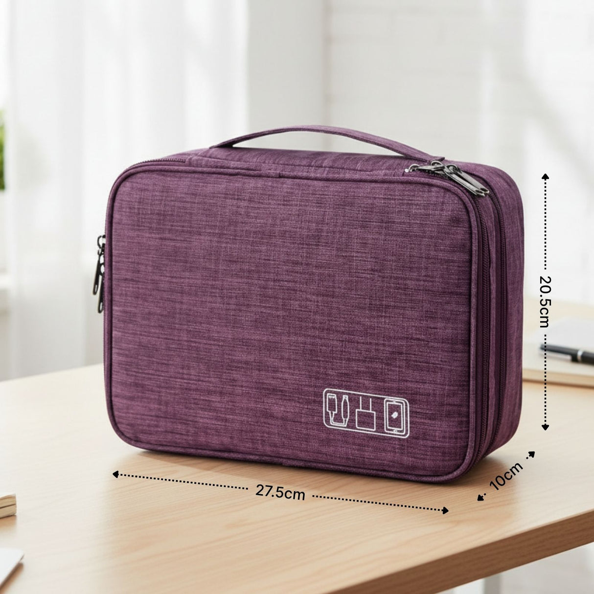 Kabel-Aufbewahrungstasche Kabeltasche Zubehörtasche Zubehör-Organizer