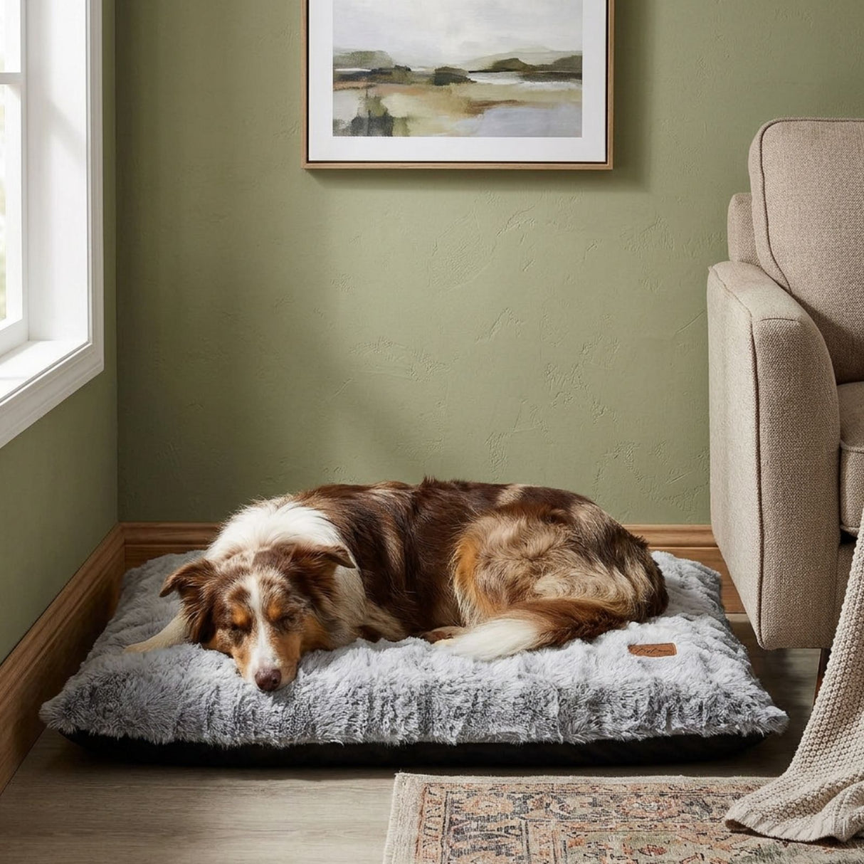 Hundebett Grösse XL Kuschelbett Hundekissen Schlafplatz Haustierbett