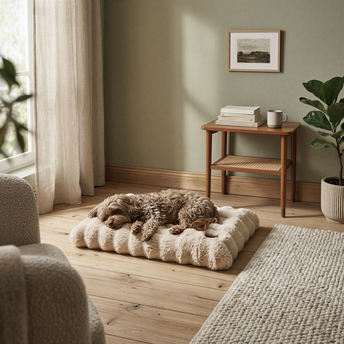 Kuschelbett Grösse M Hundebett Hundekissen Haustierbett Schlafplatz