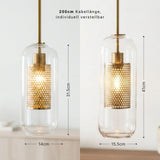 2er-Set Glas-Pendelleuchte Lampe Pendellampe Hängelampe Deckenleuchte