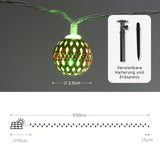 Marokkanische LED Outdoor-Dekoleuchte 9.3m Solar-Gartenbeleuchtung