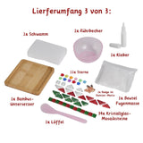 3er-Set DIY-Mosaik-Untersetzer Weihnachtsmann Schneemann Rentier Bastelset