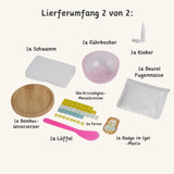 2er-Set DIY-Mosaik-Untersetzer Igel Panda Untersetzer-Bastelset