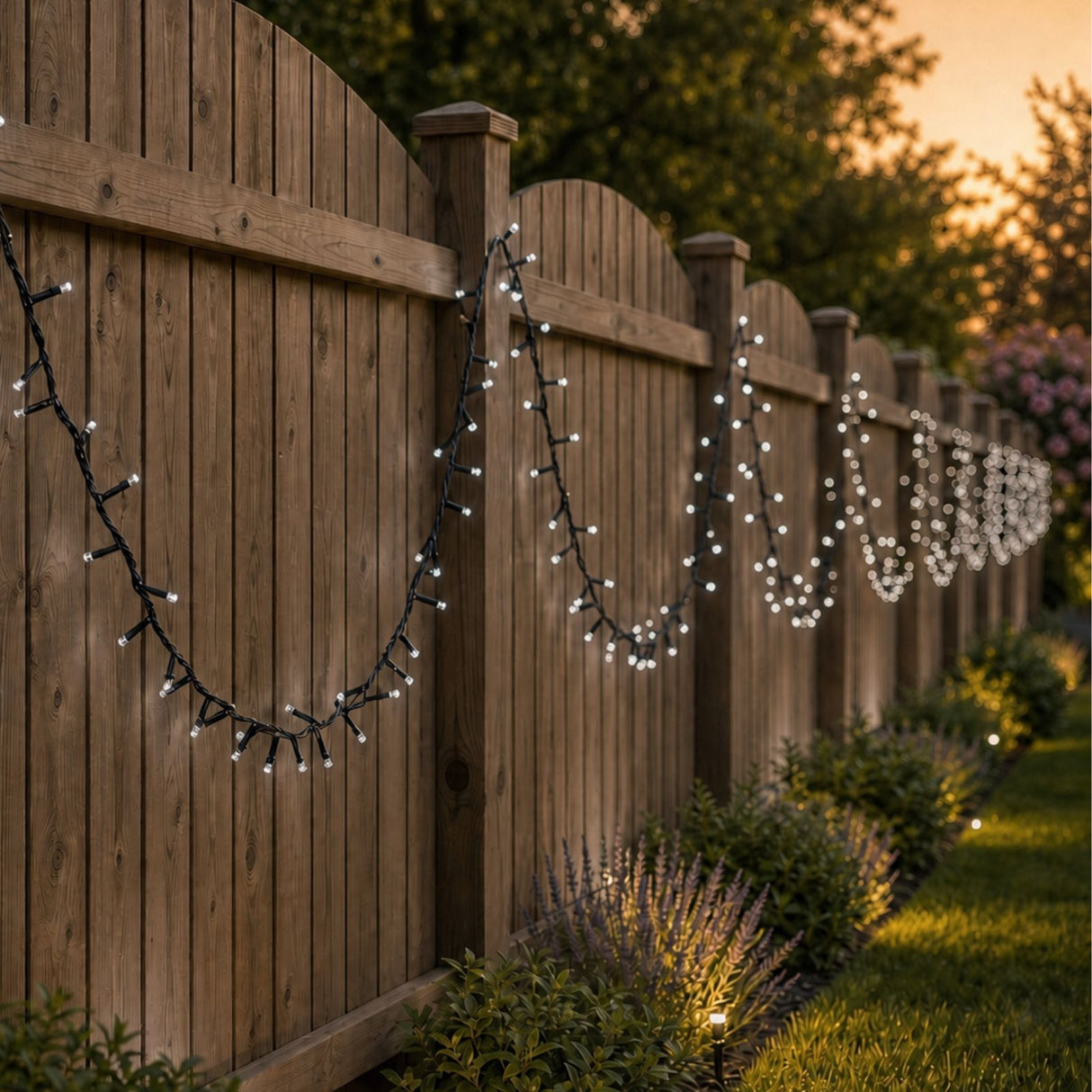 LED-Gartenbeleuchtung 97m Gartenleuchte Outdoor-Dekoleuchte