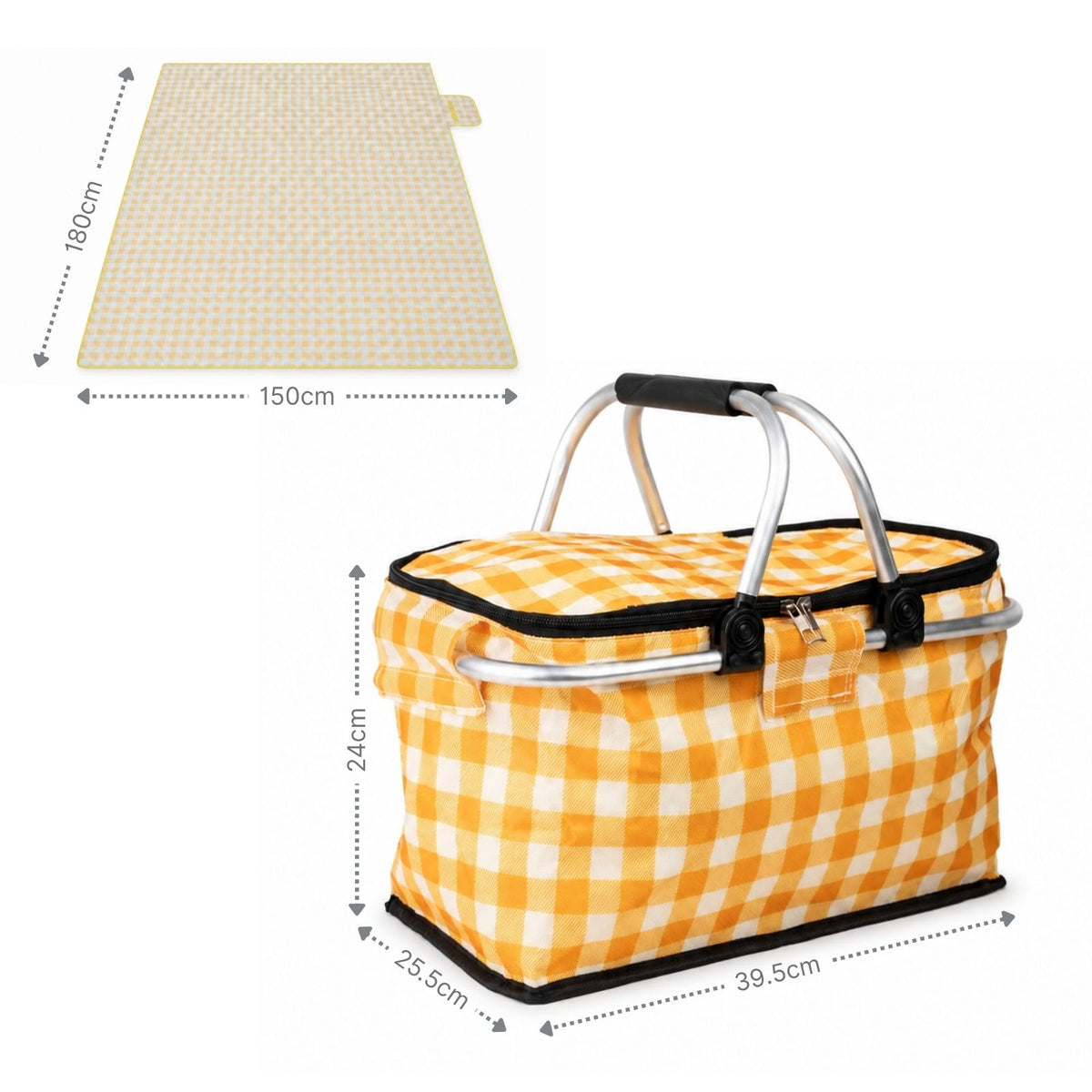 Thermo-Einkaufskorb Kühlkorb Isolierkorb Kühltasche Picknickkorb