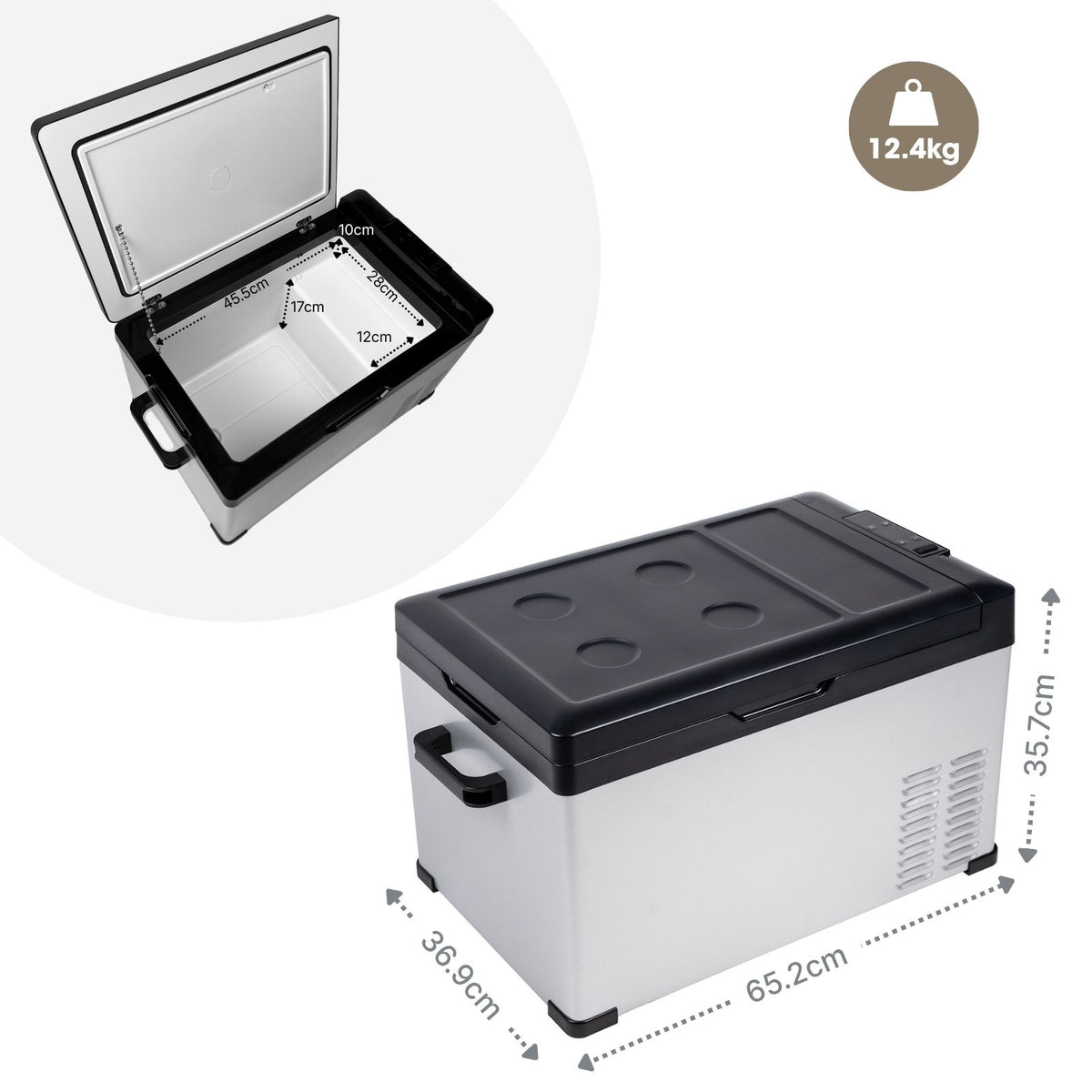 Kompressor-Kühlbox 30L Gefrierbox Camping-Kühlschrank Auto-Kühlbox