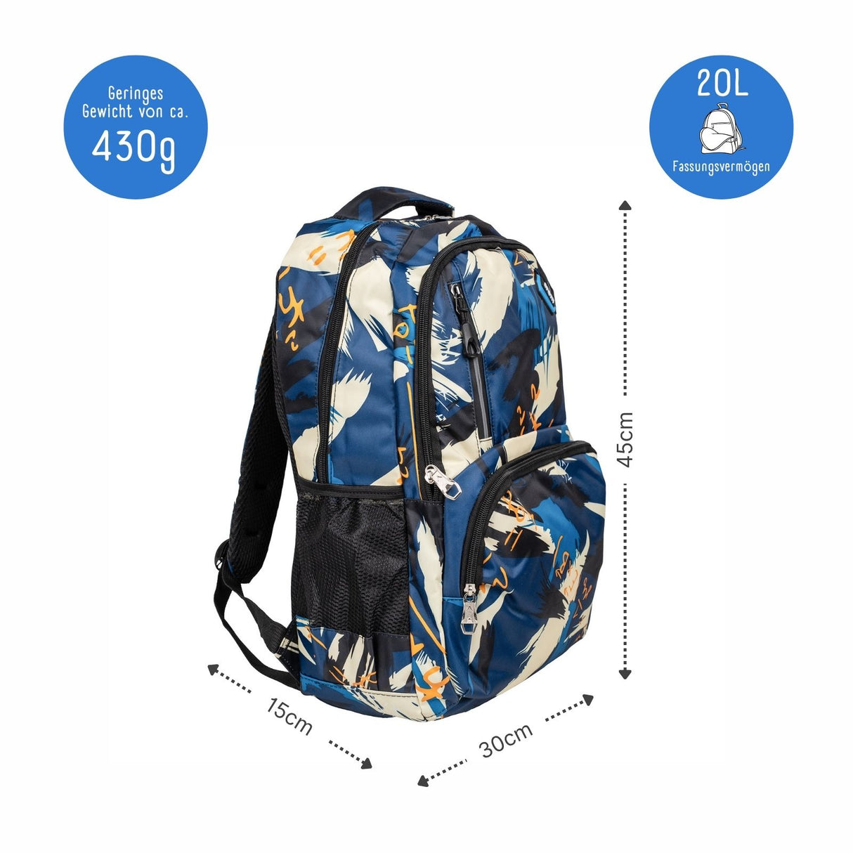 Schulrucksack Teenager-Rucksack Schuelzgi Schulranzen Schulthek