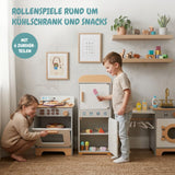 3-tlg. Kinder Haushalts-Spielset Backofen Kühlschrank Waschmaschine