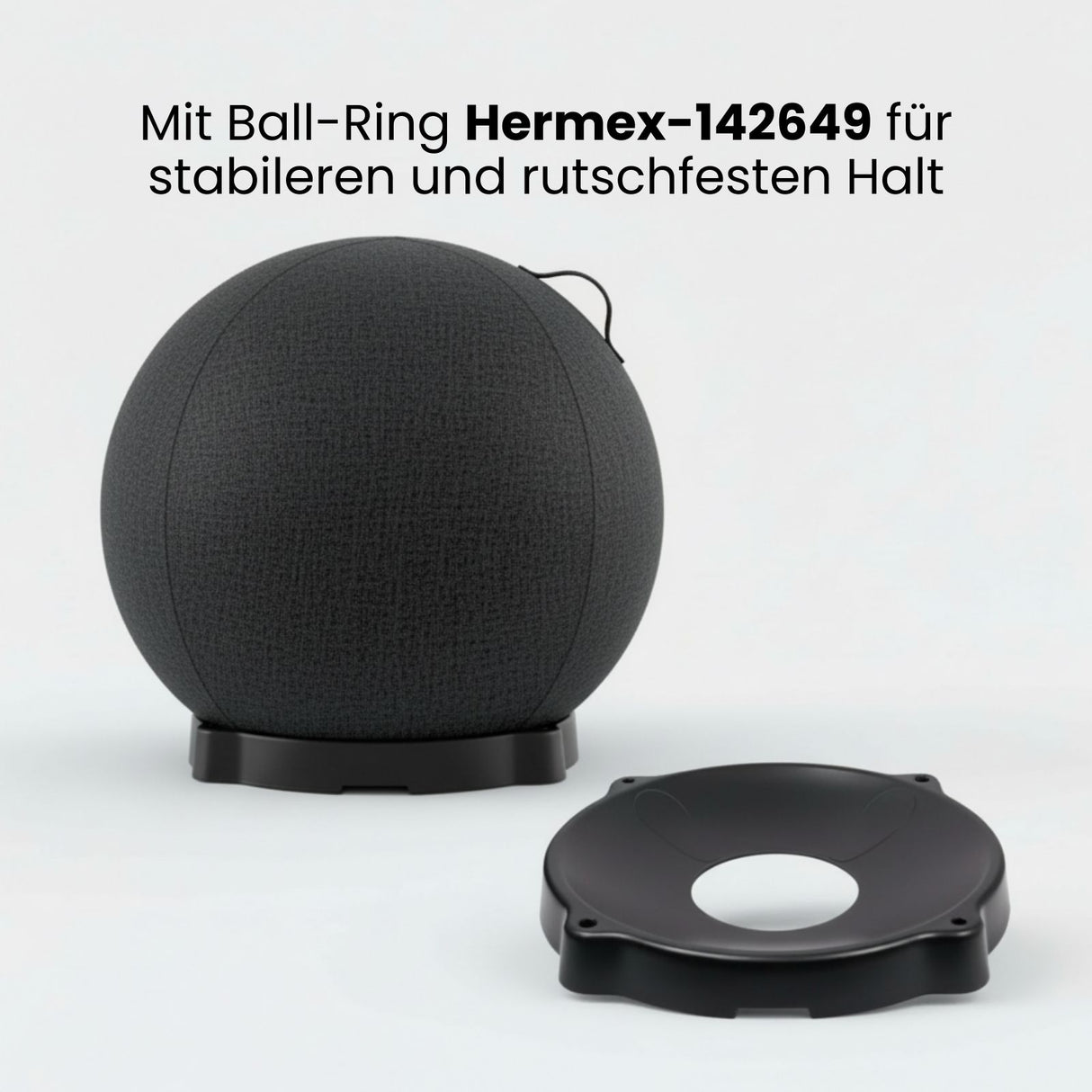 Sitzball mit Schutzhülle Fitnessball Yoga-Ball Gymnastikball