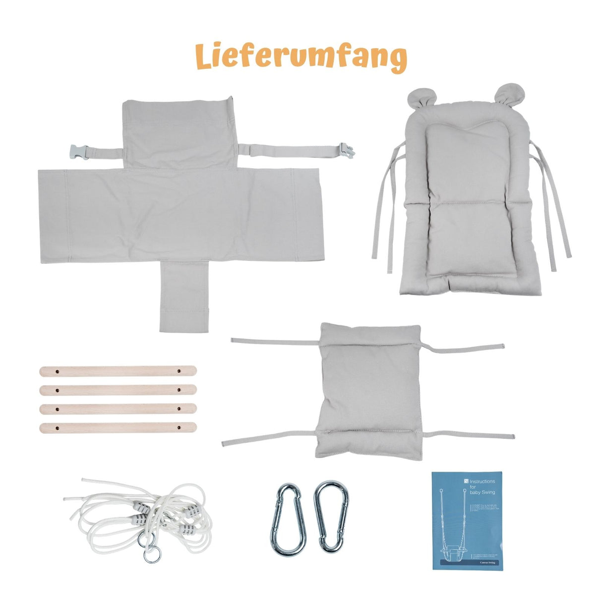 Babyschaukel Indoor Schaukelsitz mit Polsterung Kleinkindschaukel