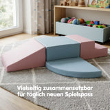 4-tlg. Softbausteinset für Kinder Eckkletterer Softplay-Bausteine