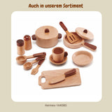 30-tlg. Holz-Lebensmittel-Set Schneide-Lebensmittel Kinder-Küchenset