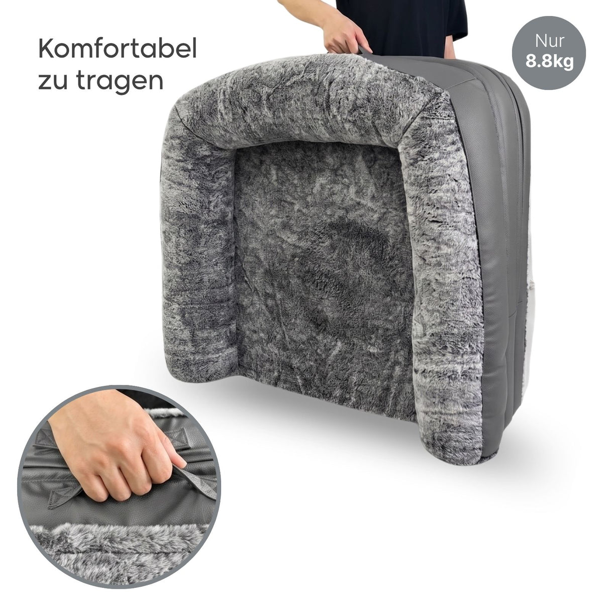 2in1 Hundebett Hundesofa Hundekissen Haustierbett Hundematratze