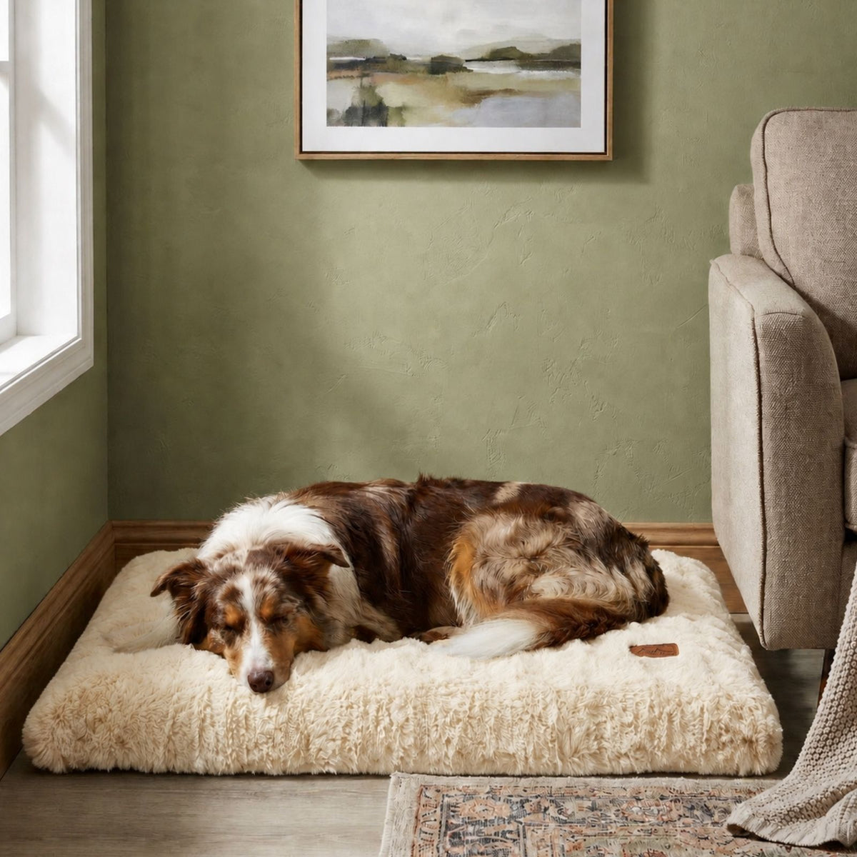 Kuschelbett Grösse XL Schlafplatz Haustierbett Hundebett Hundekissen