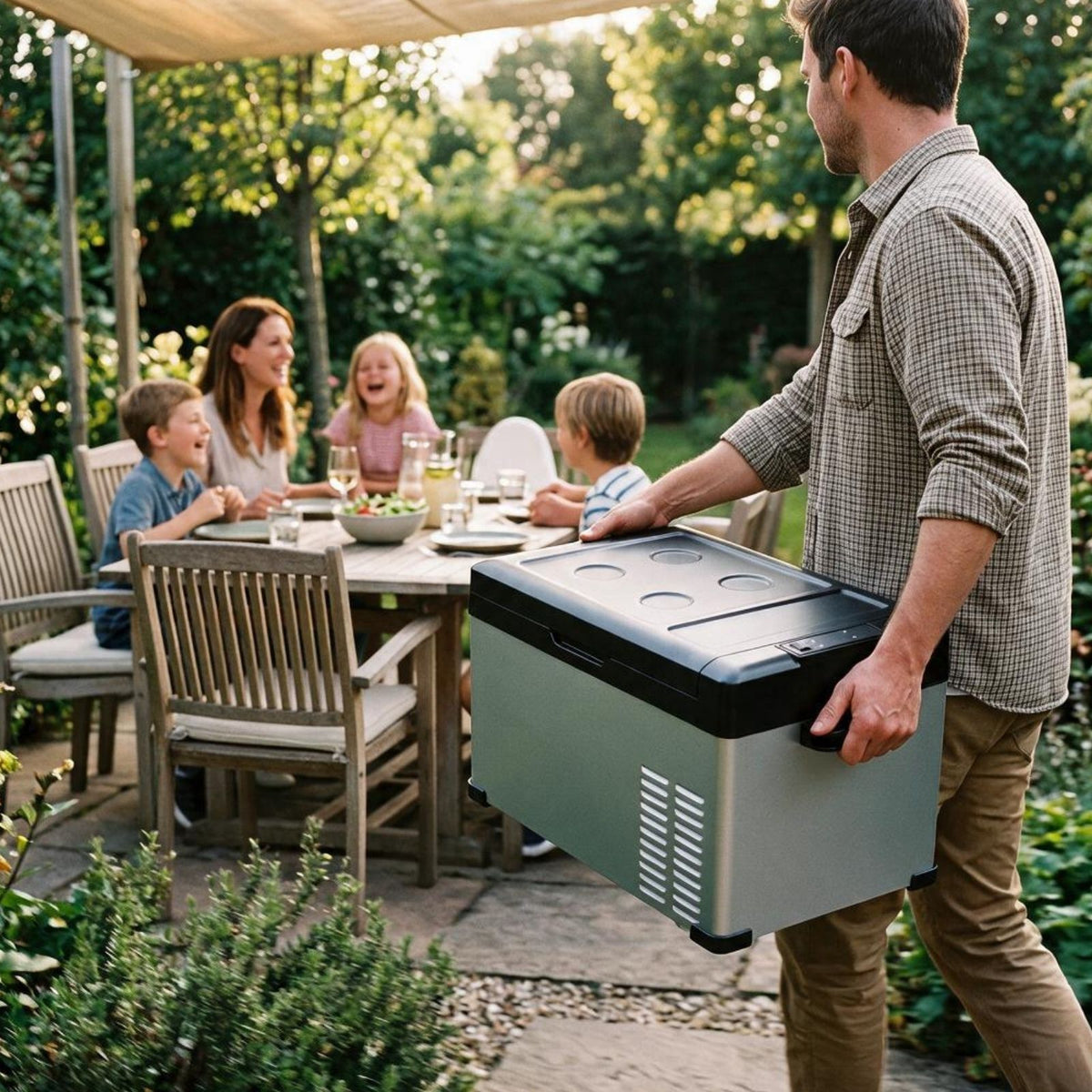 Kompressor-Kühlbox 25L Camping-Kühlschrank Gefrierbox Auto-Kühlbox