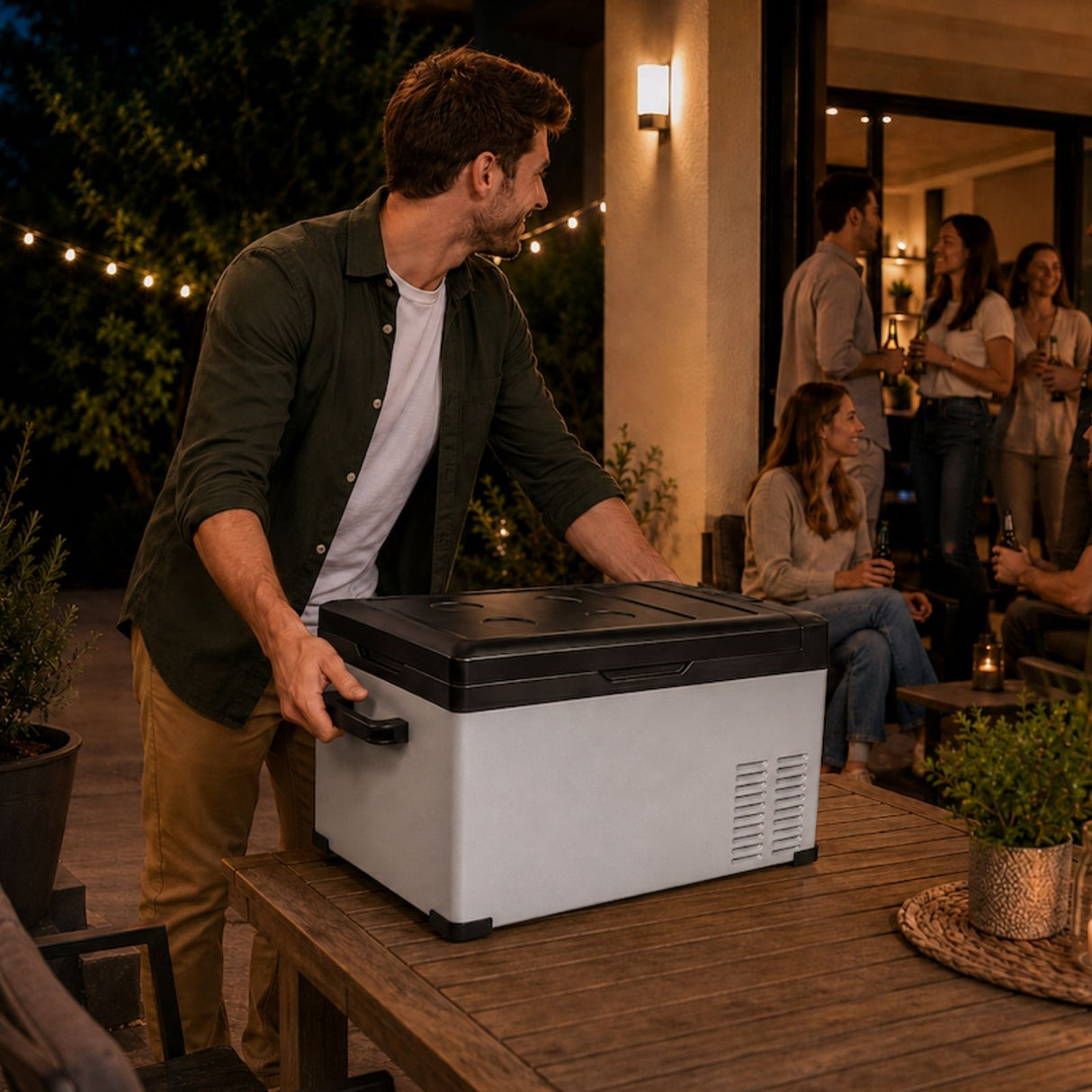 Kompressor-Kühlbox 30L Gefrierbox Camping-Kühlschrank Auto-Kühlbox