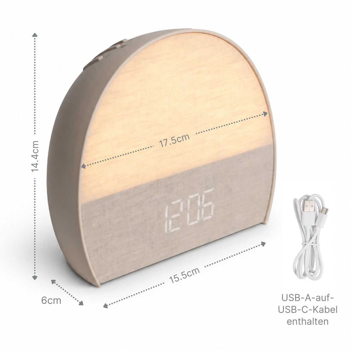 Wake-Up-Light Aufwachlicht Lichtwecker Sonnenaufgangswecker Wecklicht