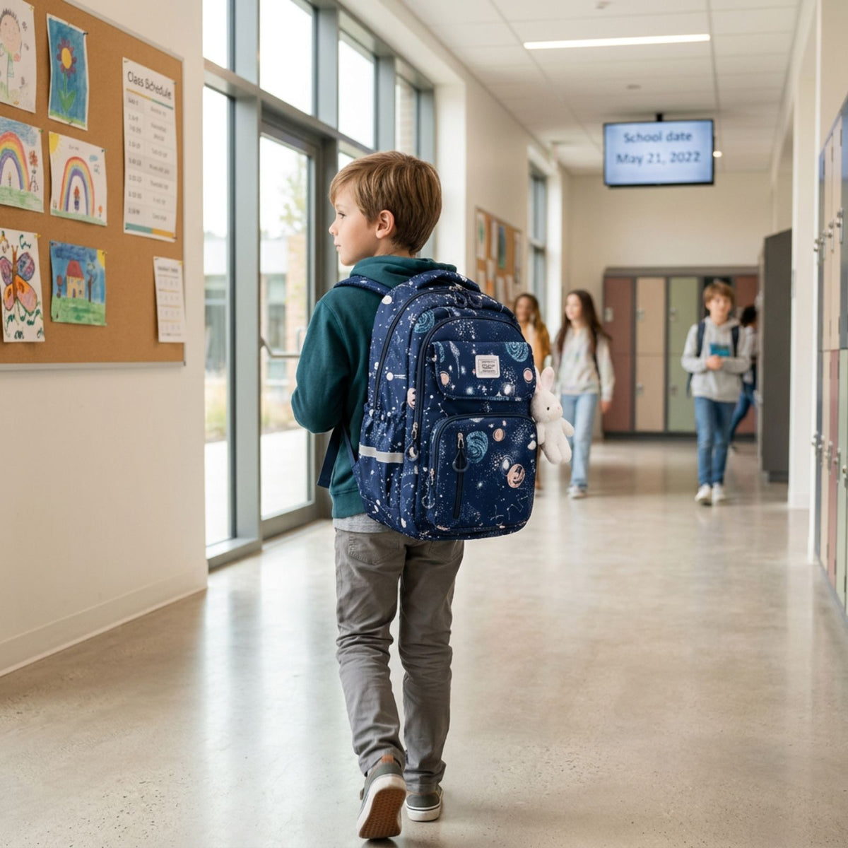 Schulrucksack Schulthek Schulranzen Primarschul-Rucksack Schuelzgi
