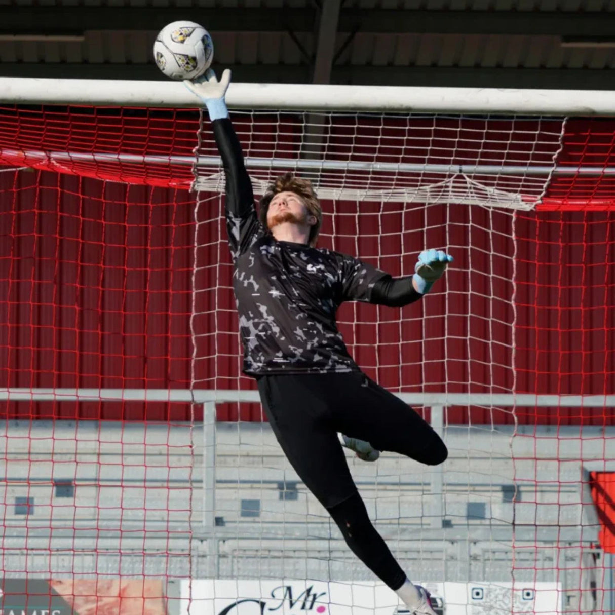 Fussballhandschuhe Aero Virx Blue Gr. 9 Torwart Goalie Handschuhe