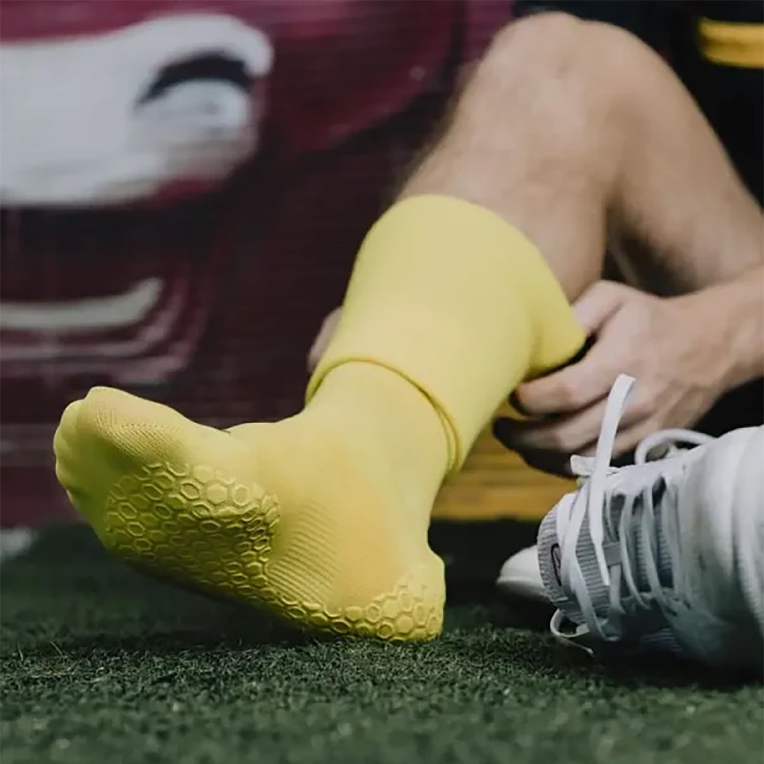 Fussballstulpen One Size Stutzen Röhrensocke Tube Socke Tubxx Gelb