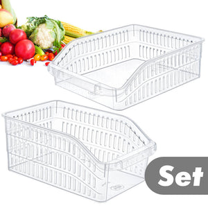 Kühlschrank-Box Set Kühlschrankorganizer Set Aufbewahrungsbehälter Set